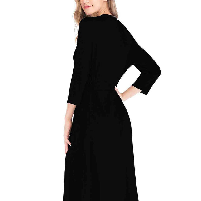 Elegant Sheer Front-Tie Nightgown