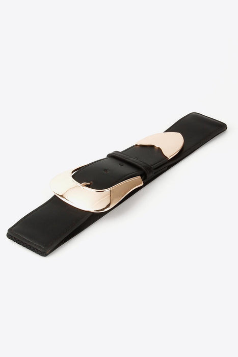 Elastic Wide PU Belt for Stylish Outfits