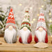 Enchanting Duo of Faceless Gnomes for Garden and Home Decor