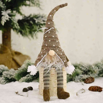 Enchanting Light-Up Gnome with Playful Long Legs