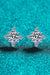 Exquisite Four Leaf Clover 2 Carat Moissanite Stud Earrings