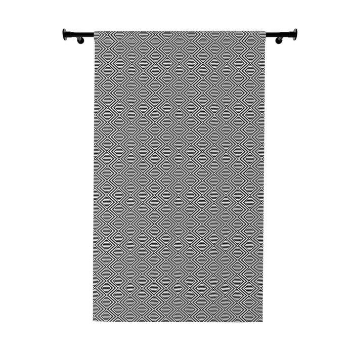Elite Abstract Geometric Blackout Window Curtains - 50 x 84