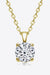 Timeless Elegance: Sterling Silver Necklace with 1 Carat Lab-Diamond
