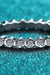 Luxurious Lab-Diamond Eternity Band - Sterling Silver