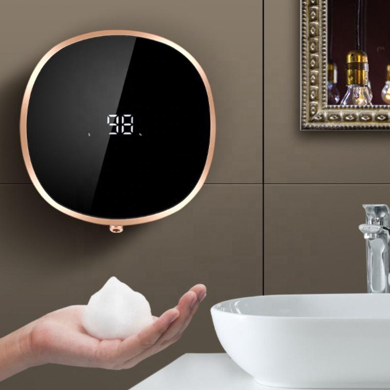 Non-contact Automatic Soap Dispenser Liquid Foam Machine Infrared Sensor Electric Hands Free Hand Sanitizer Tool-Très Elite-White-Très Elite