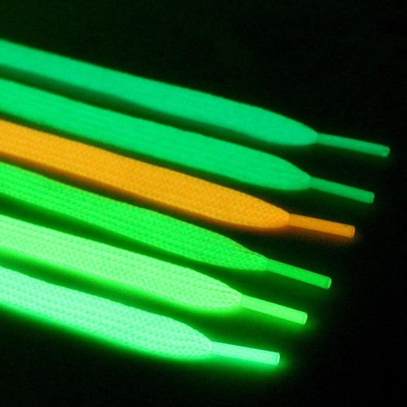 Light Up Your Sneakers with Luminous Glow Shoelaces - Set of 2
