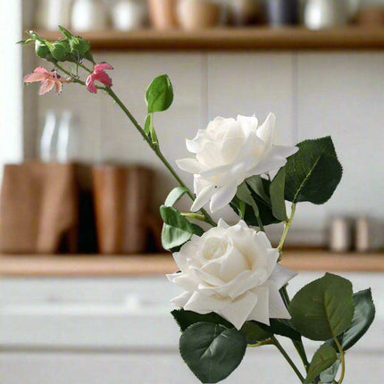 10 Stems Life-like Artificial Floral Arrangement for Weddings and Home Décor - Très Elite