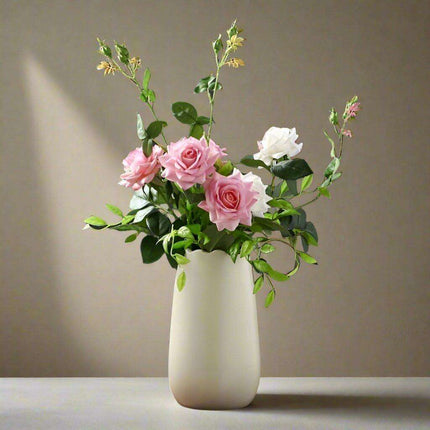 10 Stems Life-like Artificial Floral Arrangement for Weddings and Home Décor - Très Elite