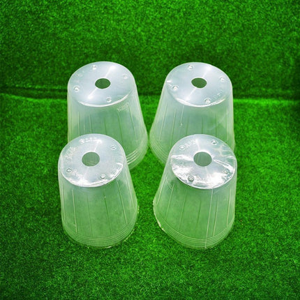100-Count Clear Plant Growth Cups: Enhance Your Gardening Success - Très Elite
