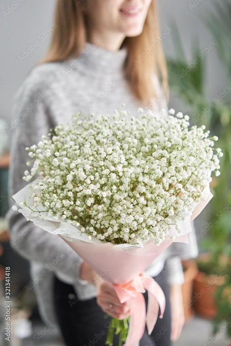 Elegant Dried Baby's Breath Flowers for Chic Events and Decor