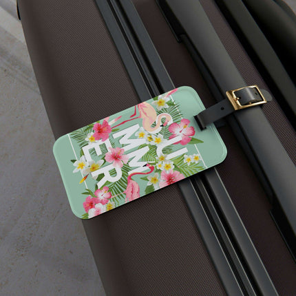 Chic Wanderlust Acrylic Luggage Tag Collection - Customizable Travel Accessory