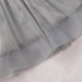 Chic Mesh Round Neck Tulle Dress for Girls