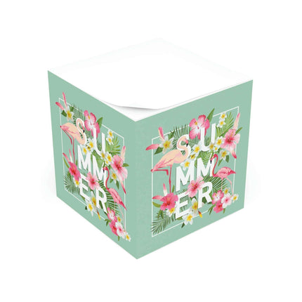 Personalized Tropical Sticky Note Cube - Your Unique Tool for Inspiring Creativity