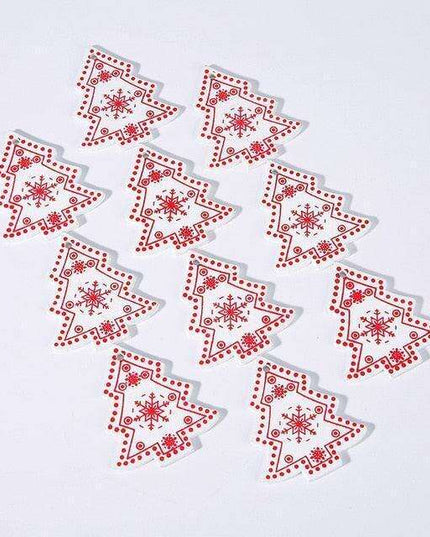 Festive Charm: 10 Delightful 5cm Holiday Hanging Ornaments