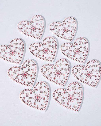 Festive Charm: 10 Delightful 5cm Holiday Hanging Ornaments