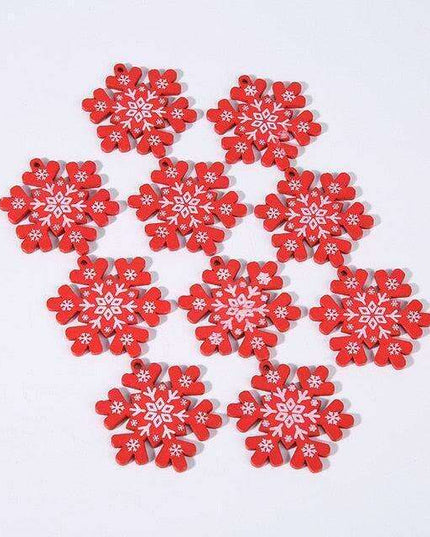 Festive Charm: 10 Delightful 5cm Holiday Hanging Ornaments