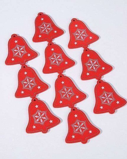 Festive Charm: 10 Delightful 5cm Holiday Hanging Ornaments