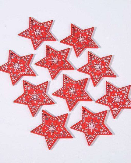 Festive Charm: 10 Delightful 5cm Holiday Hanging Ornaments