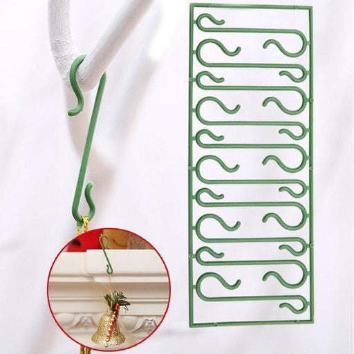 Christmas Delight: Set of 10 Festive Hanging Ornaments - 5cm Each