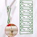 Festive Set of 10 Christmas Hanging Ornaments - 5cm Size