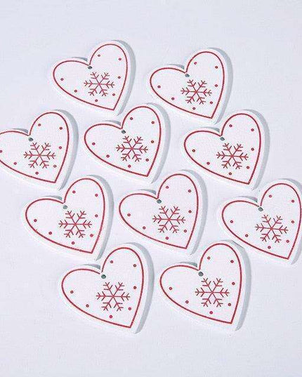 Festive Charm: 10 Delightful 5cm Holiday Hanging Ornaments