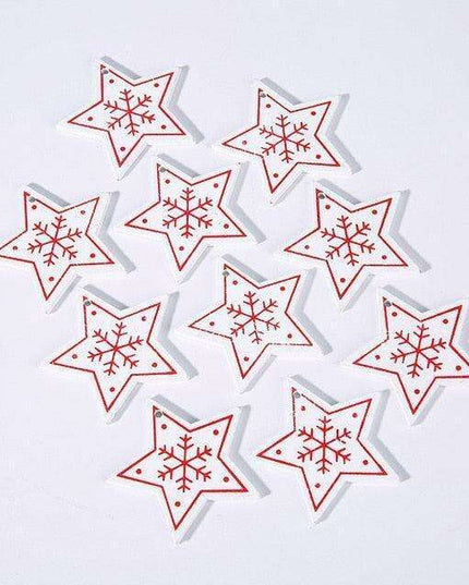 Festive Charm: 10 Delightful 5cm Holiday Hanging Ornaments