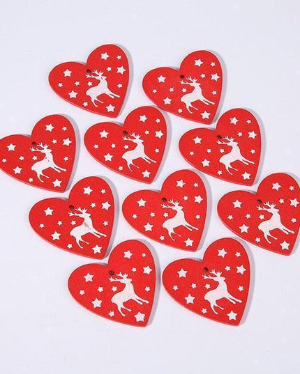 Festive Charm: 10 Delightful 5cm Holiday Hanging Ornaments