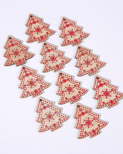 Festive Charm: 10 Delightful 5cm Holiday Hanging Ornaments