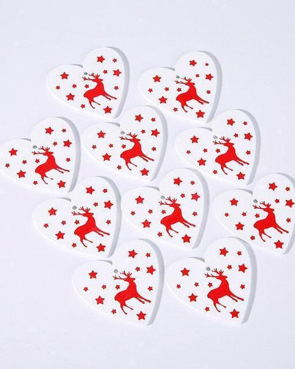 Festive Charm: 10 Delightful 5cm Holiday Hanging Ornaments