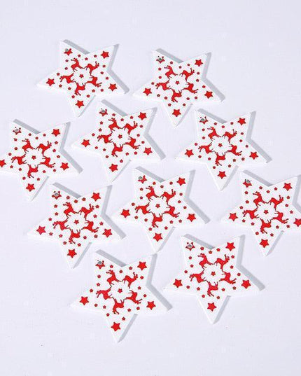 Festive Charm: 10 Delightful 5cm Holiday Hanging Ornaments