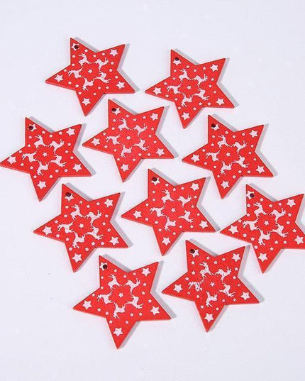 Festive Charm: 10 Delightful 5cm Holiday Hanging Ornaments