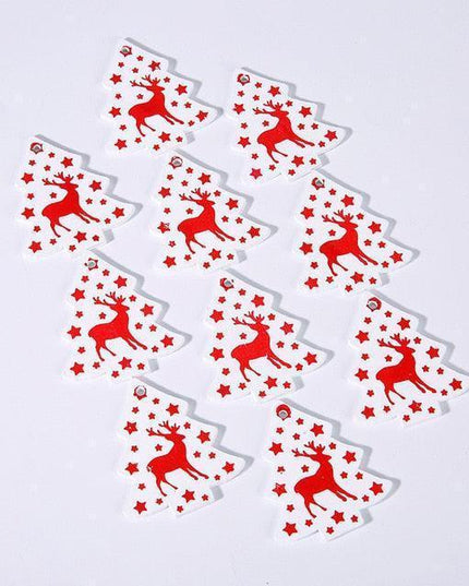 Festive Charm: 10 Delightful 5cm Holiday Hanging Ornaments