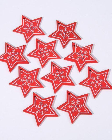 Festive Charm: 10 Delightful 5cm Holiday Hanging Ornaments