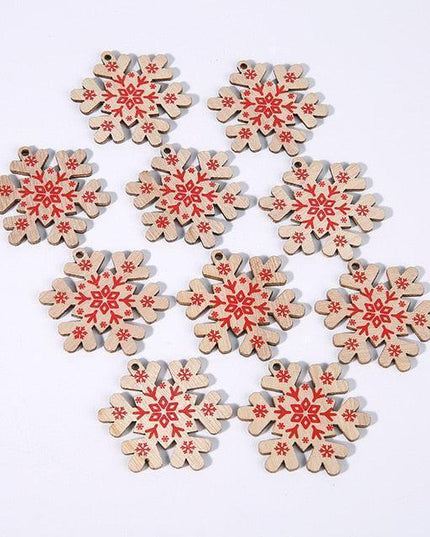 Festive Charm: 10 Delightful 5cm Holiday Hanging Ornaments