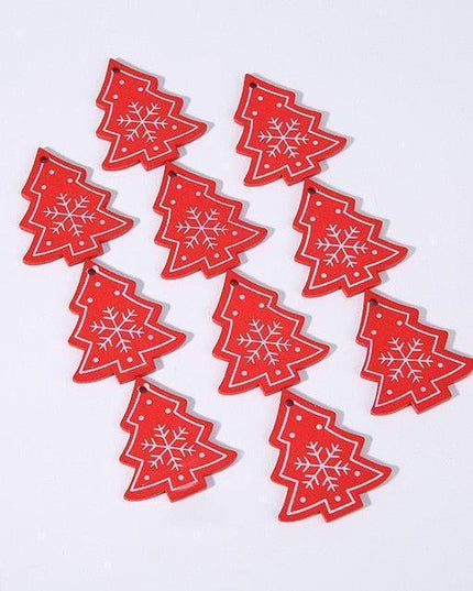 Festive Charm: 10 Delightful 5cm Holiday Hanging Ornaments