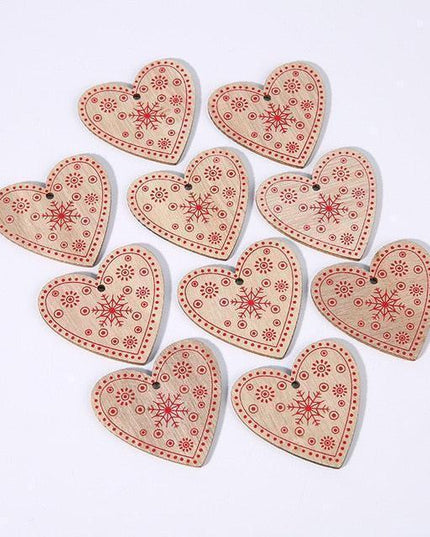 Festive Charm: 10 Delightful 5cm Holiday Hanging Ornaments