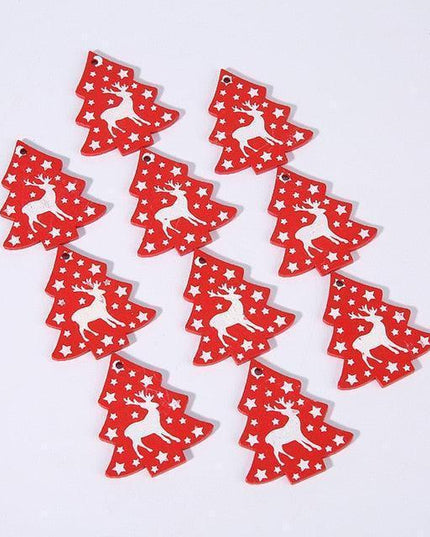 Festive Charm: 10 Delightful 5cm Holiday Hanging Ornaments