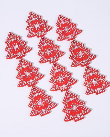 Festive Charm: 10 Delightful 5cm Holiday Hanging Ornaments