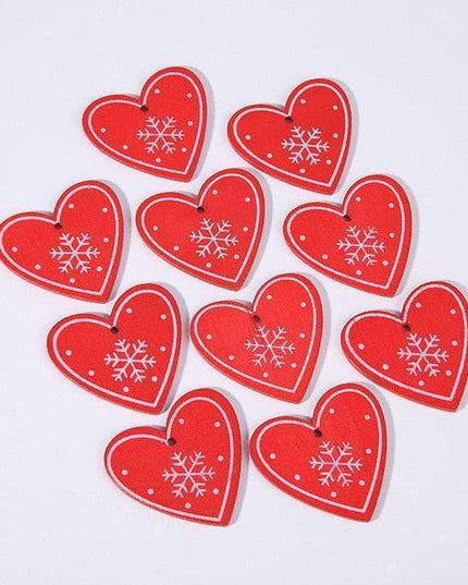 Festive Charm: 10 Delightful 5cm Holiday Hanging Ornaments