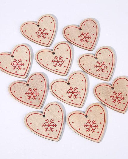 Festive Charm: 10 Delightful 5cm Holiday Hanging Ornaments