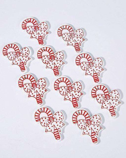 Festive Charm: 10 Delightful 5cm Holiday Hanging Ornaments