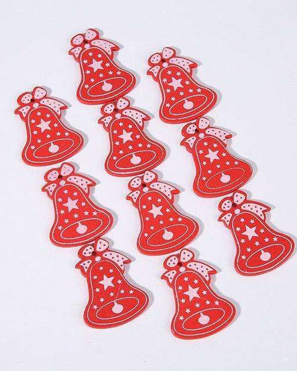 Festive Charm: 10 Delightful 5cm Holiday Hanging Ornaments