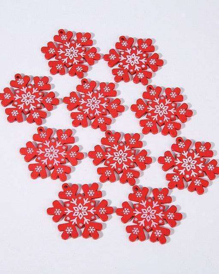 Festive Charm: 10 Delightful 5cm Holiday Hanging Ornaments