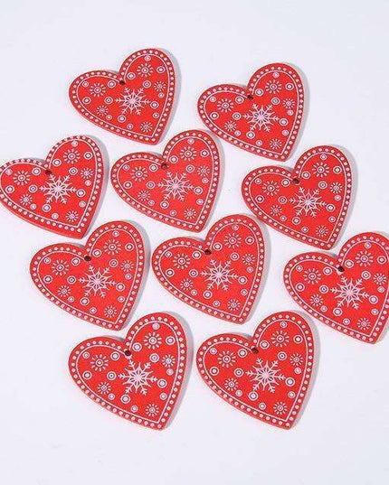 Festive Charm: 10 Delightful 5cm Holiday Hanging Ornaments