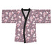 Japanese Artistry Floral Bell Sleeve Kimono Robe