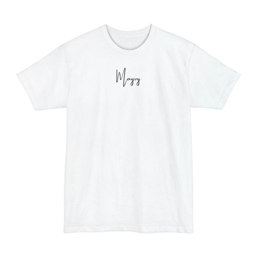 Mayvy Unisex Tall Beefy-T® T-Shirt - Made in Canada-T-Shirt-Printify-White-LT-Très Elite