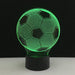 Football 3D LED Night Light with 7 Color Changing Touch Table Lamp