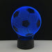 Football 3D LED Night Light with 7 Color Changing Touch Table Lamp