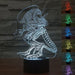 Fashion 3D Touch Alien 7 Colors Change LED Desk Table Night Light Lamp Xmas Gift