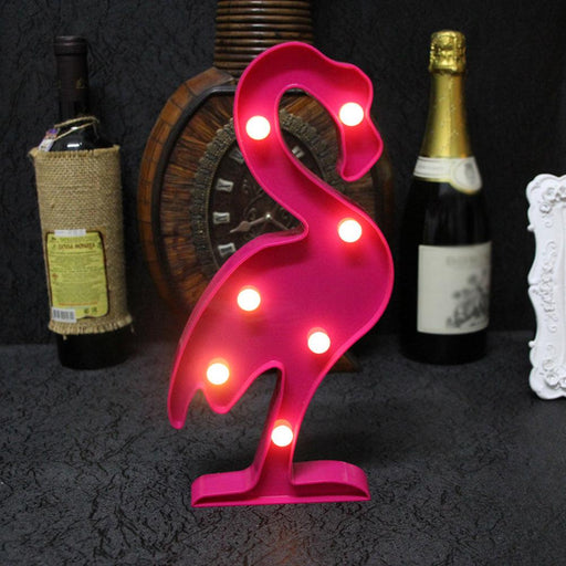LED Flamingo Pineapple Christmas Tree Night Light Table Lamp for Xmas Party Decor